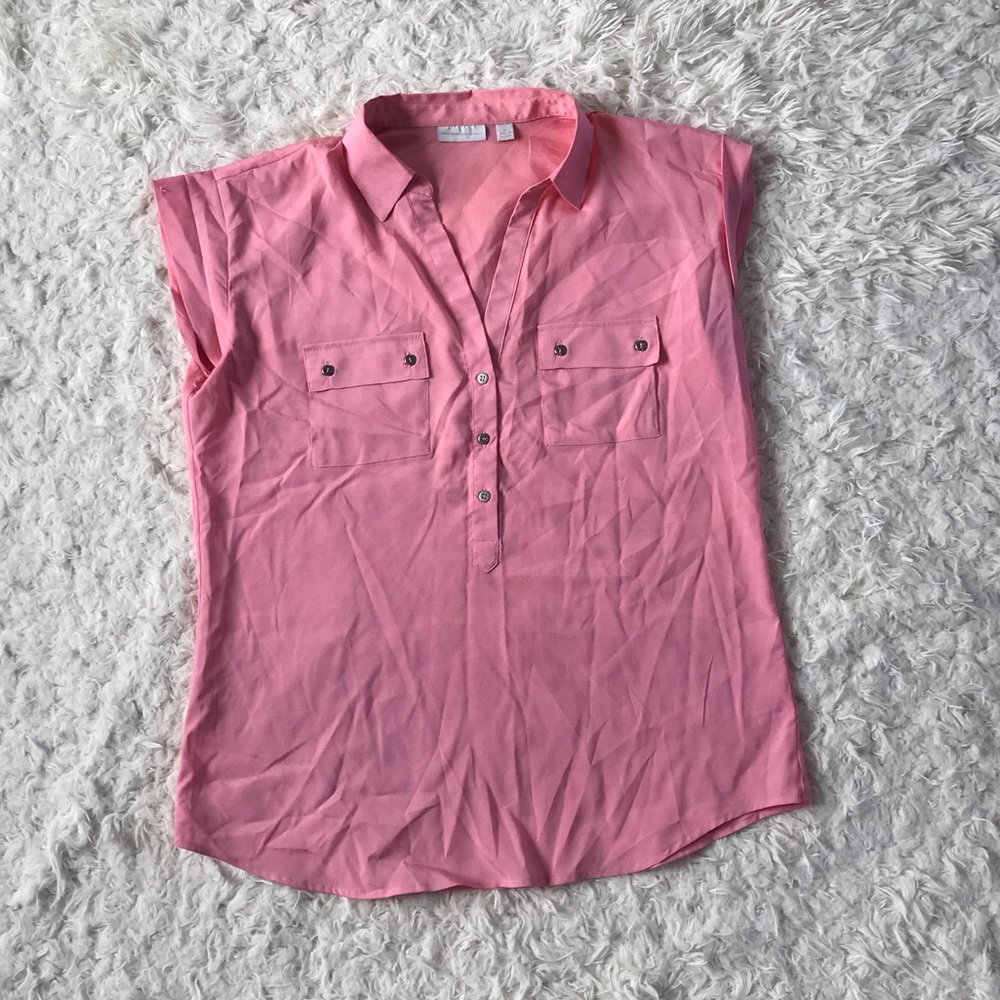 New York & Company pink blouse